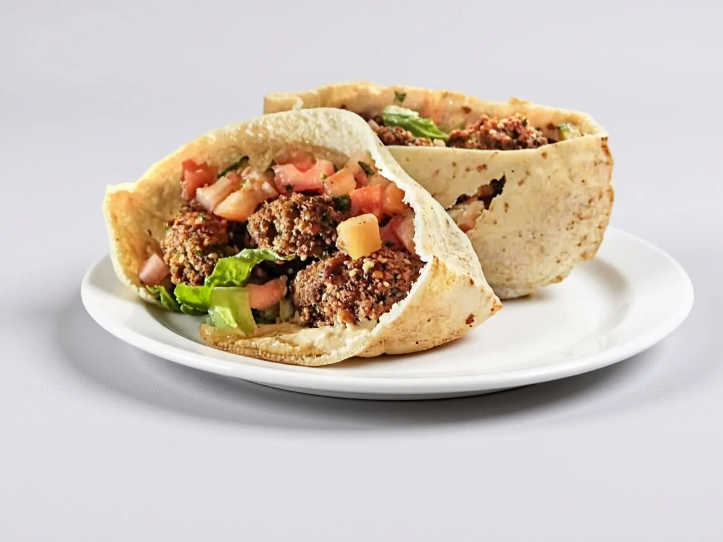 فول مع الفلافل