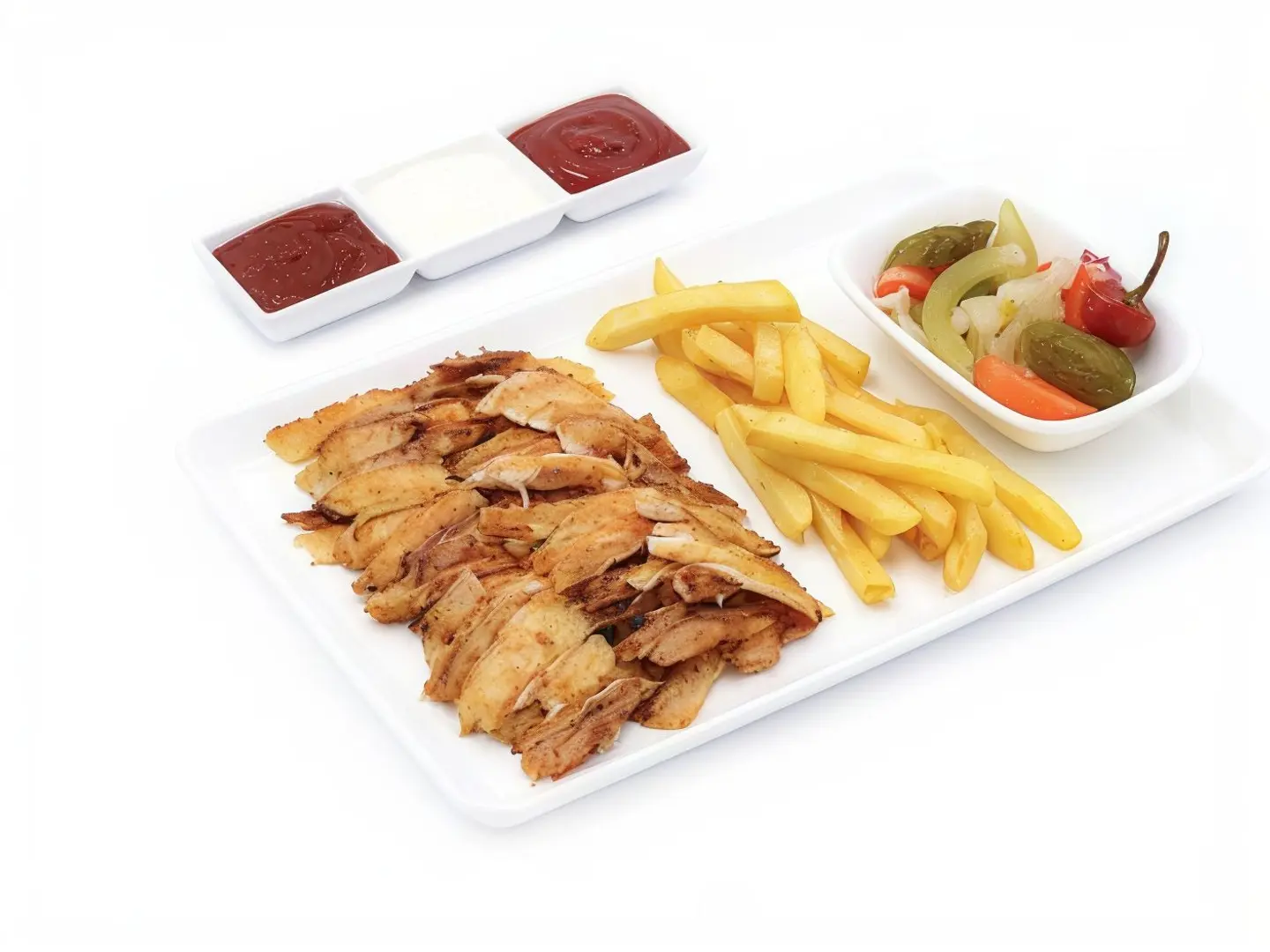 Sliced Shawarma Meal