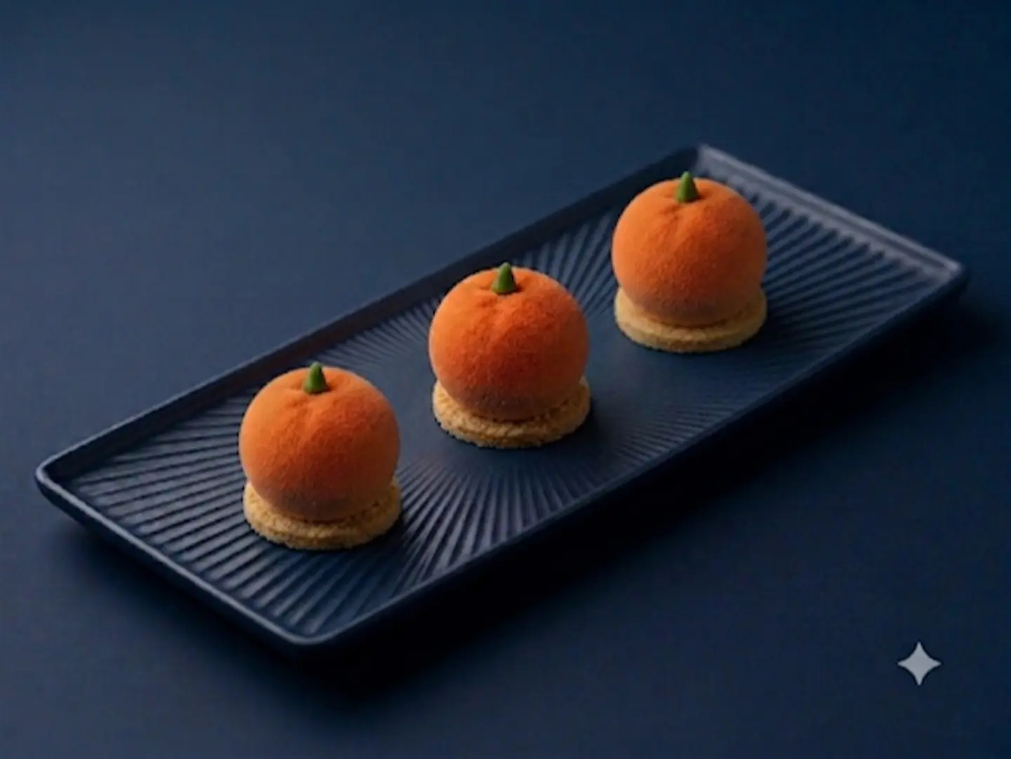 3 Pices Mini Mandarin Cake
