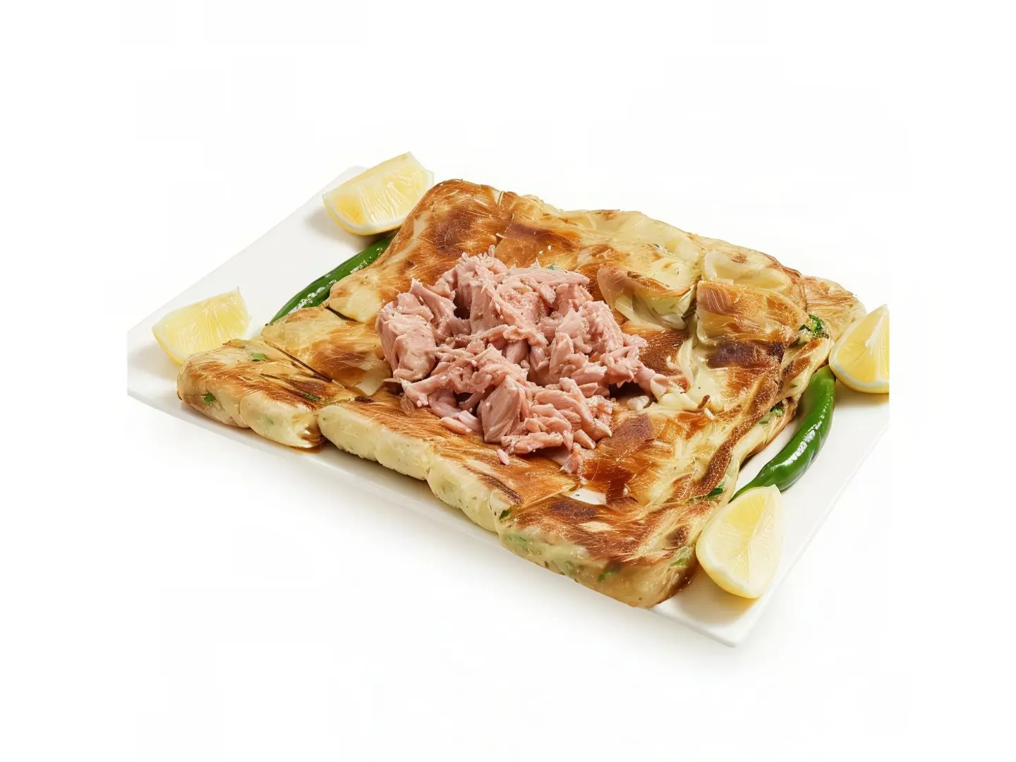 مطبق خضار تونة حبة كامل