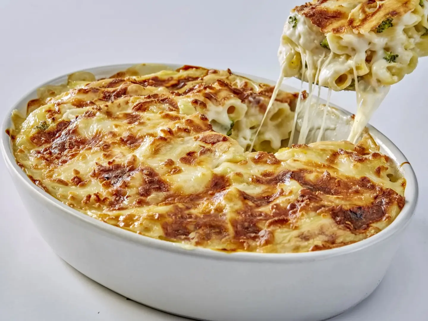 مكرونة بشاميل لحم