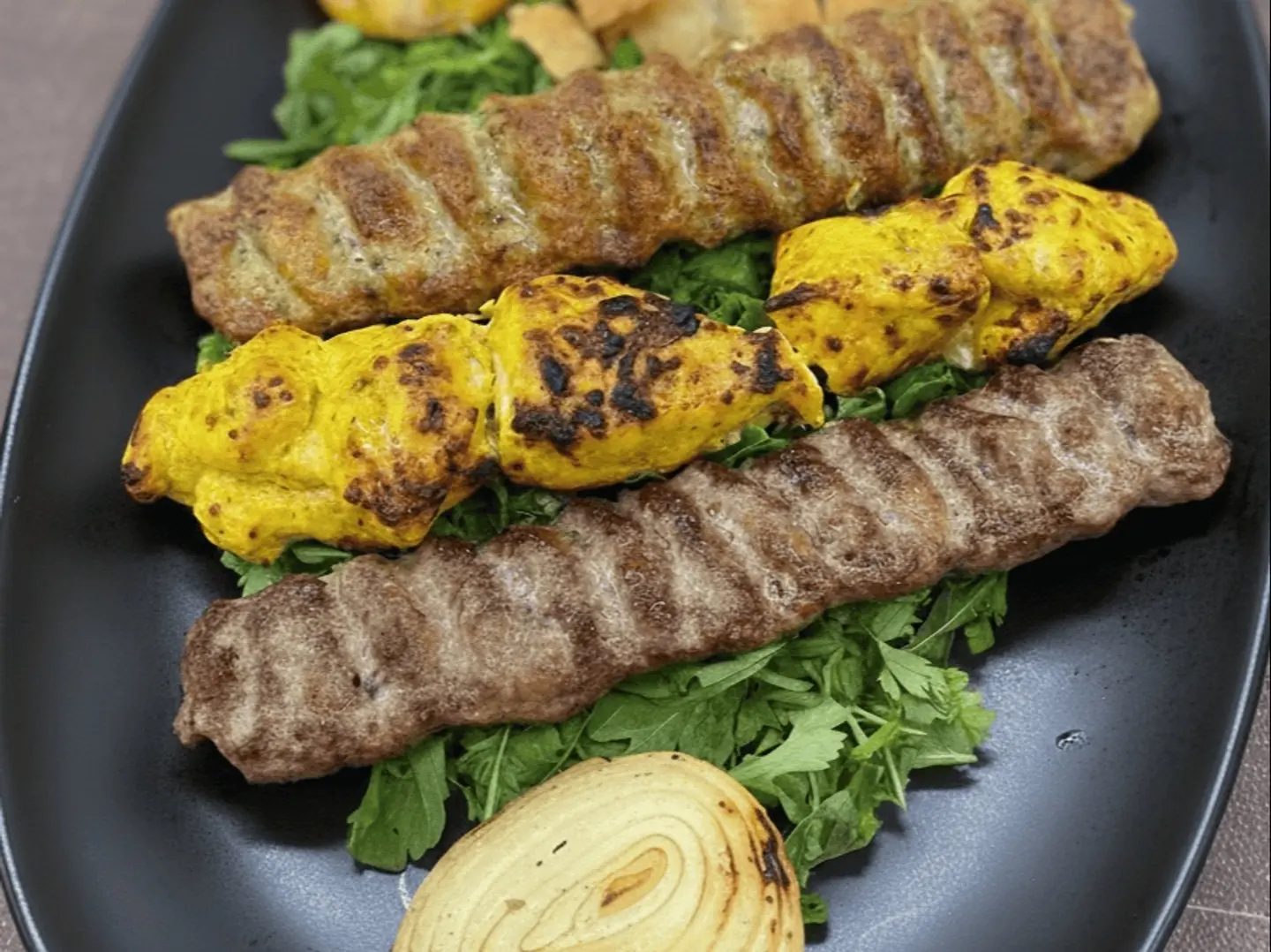 Large Platter 10 Mixed Grill Skewers