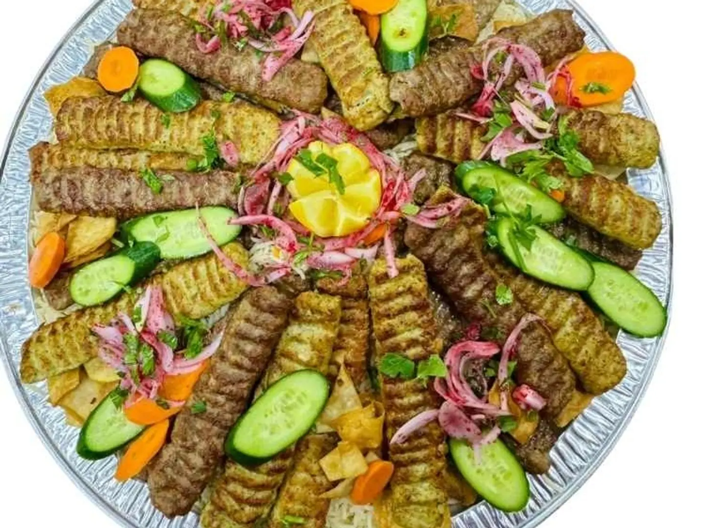 Medium Mixed Kebab Platter 6 Skewers