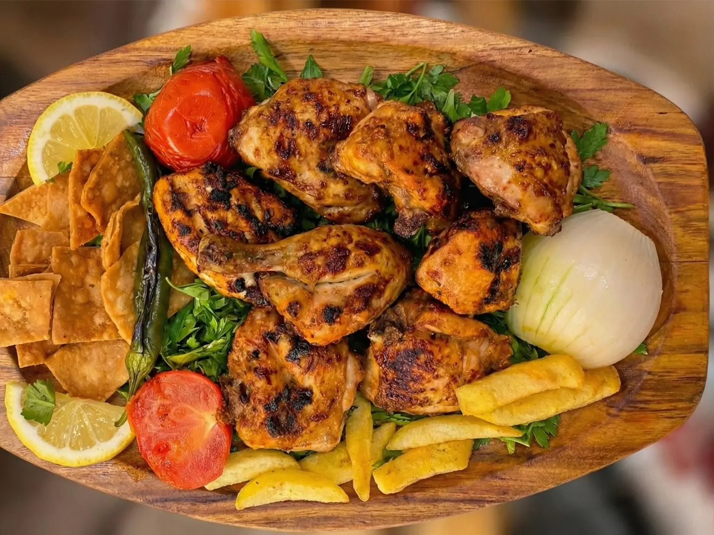 نفر شيش دجاج بالعظم