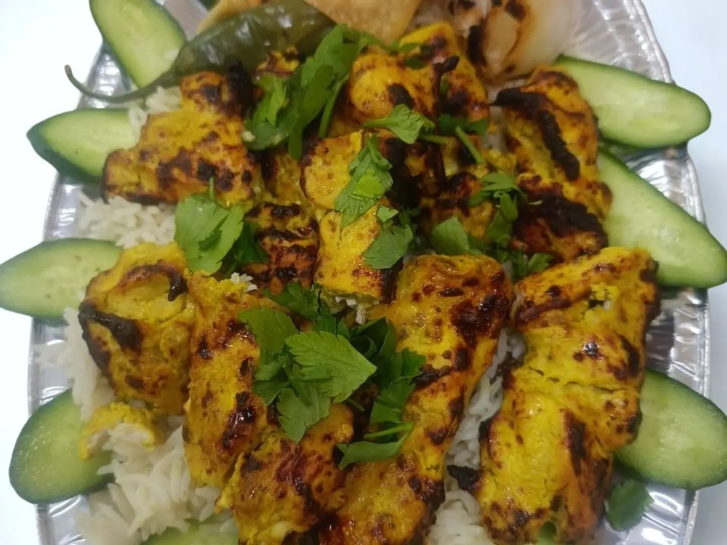 Large Plate Of Chicken Skewers (Chicken Breasts)