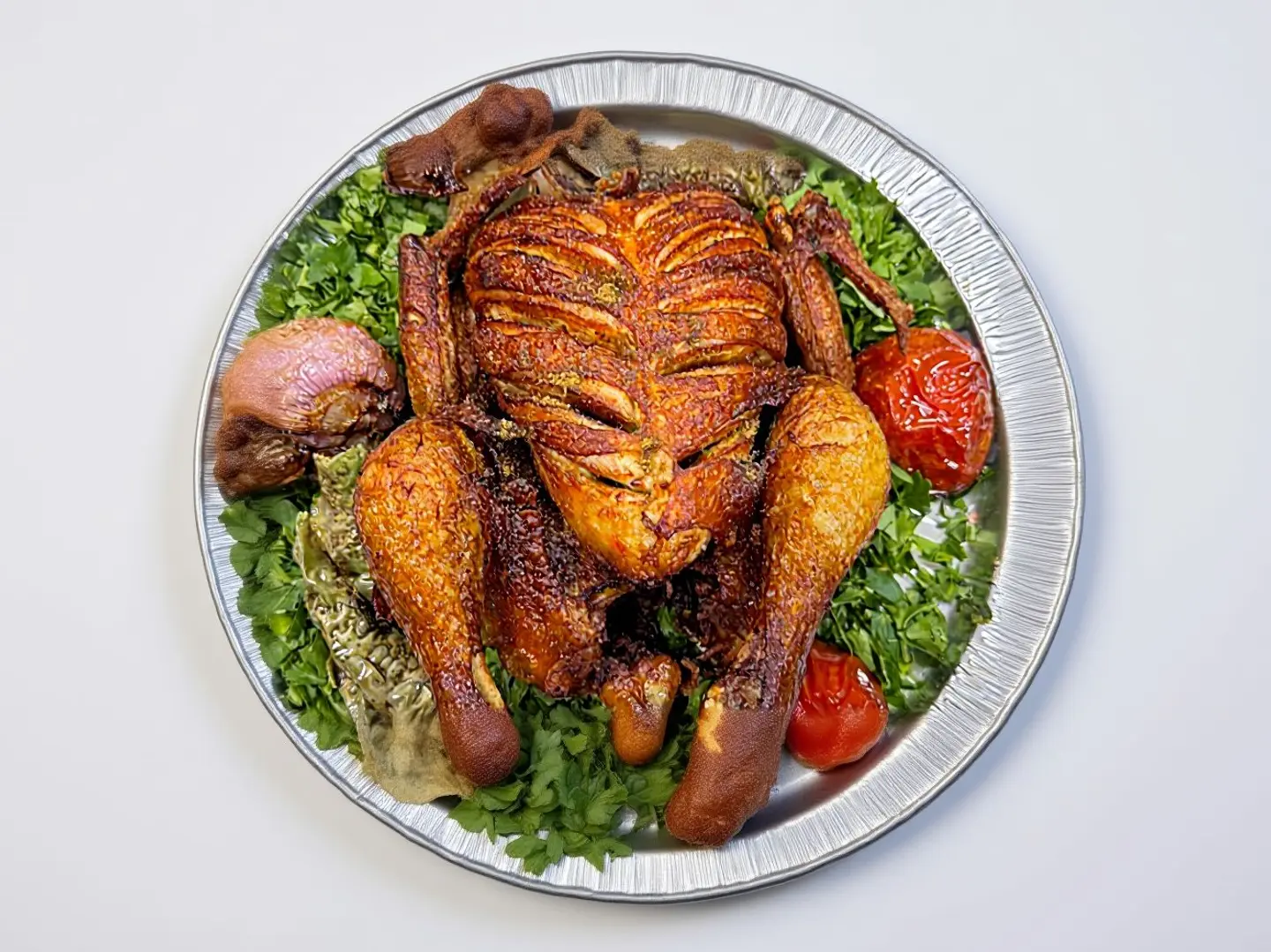 حبة دجاجة مقليه بدون رز سادة