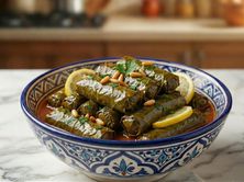 طاجن ورق عنب محشي