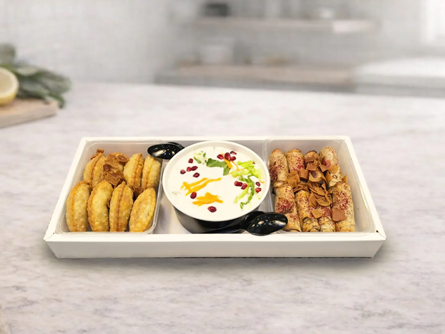 بوكس ميكس مقليات مع سلطة