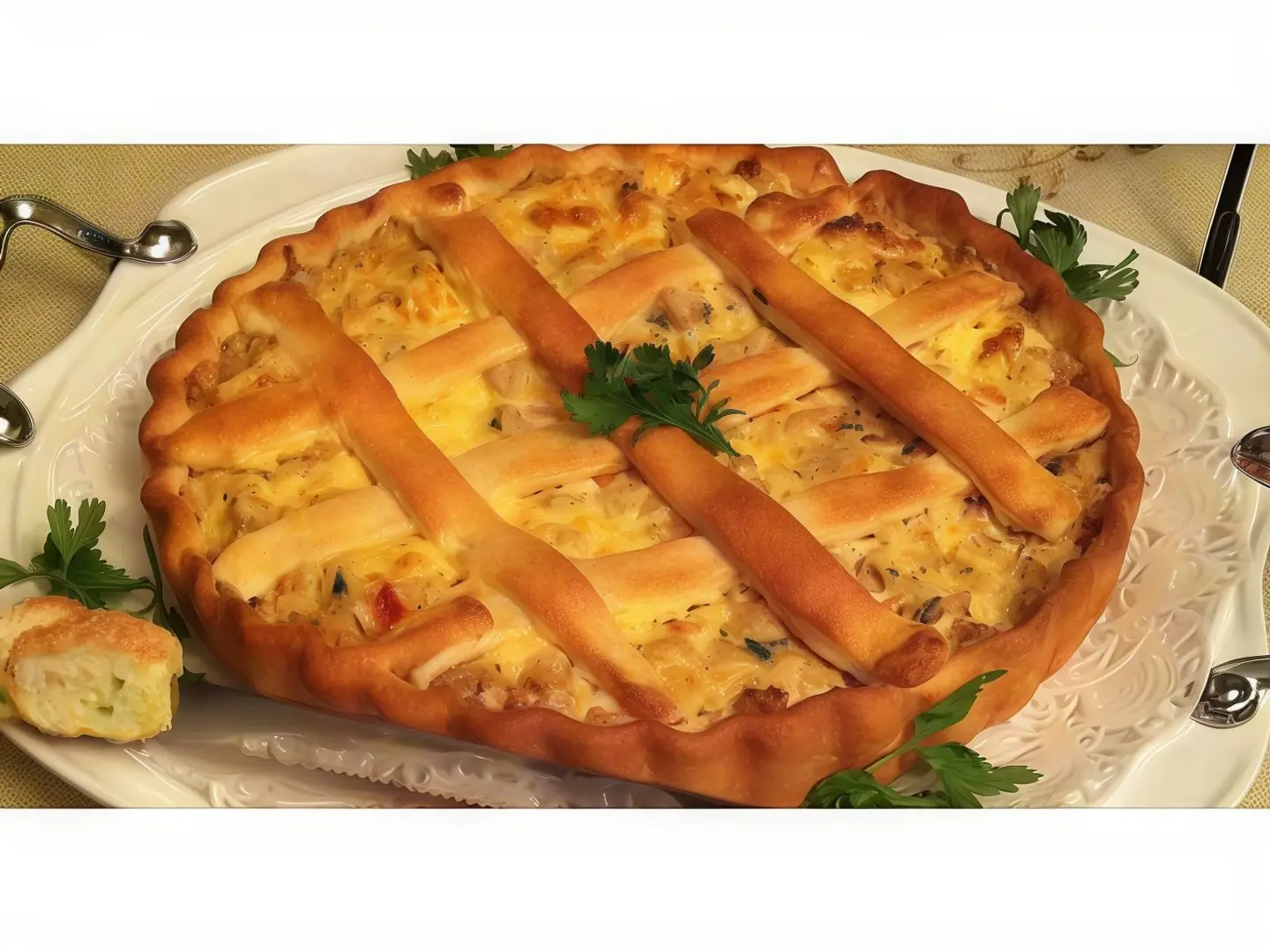 Mixed Chicken Pies With Cheese