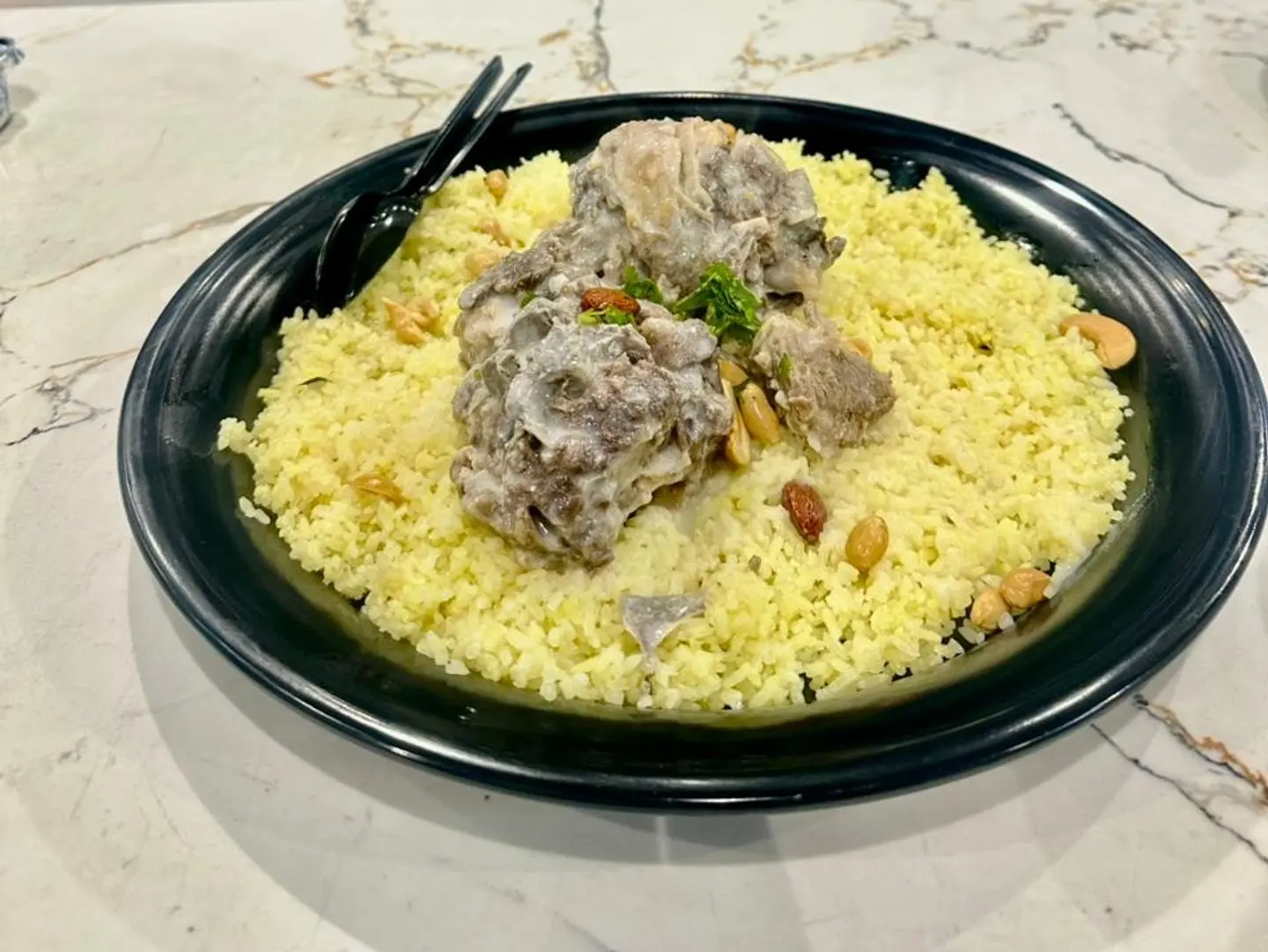 نص منسف لحم