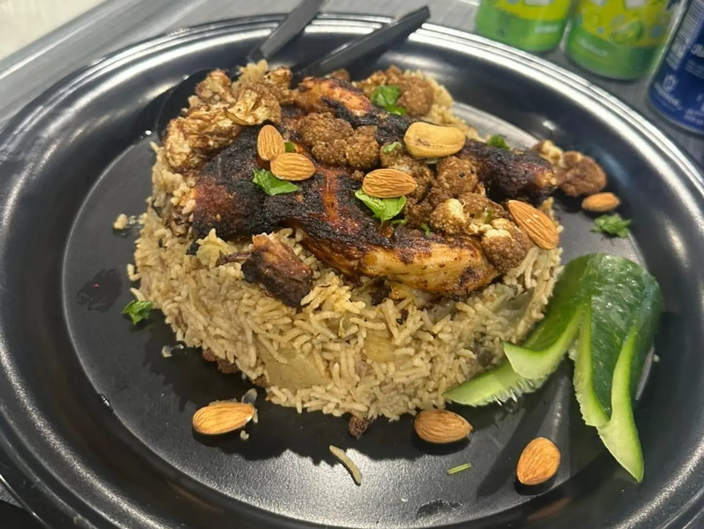 مقلوبه دجاج حبه