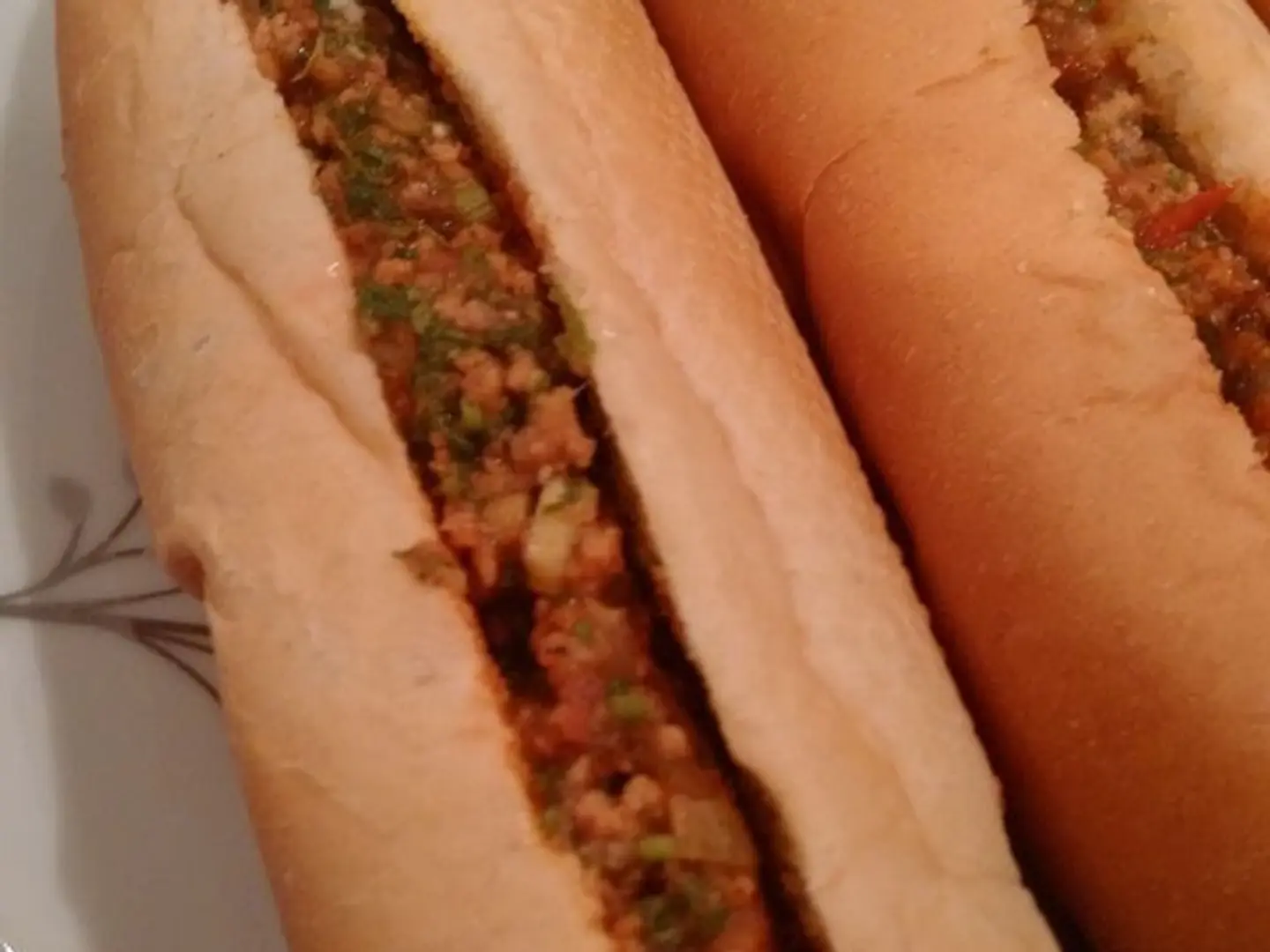 ساندوتش لحم مفروم