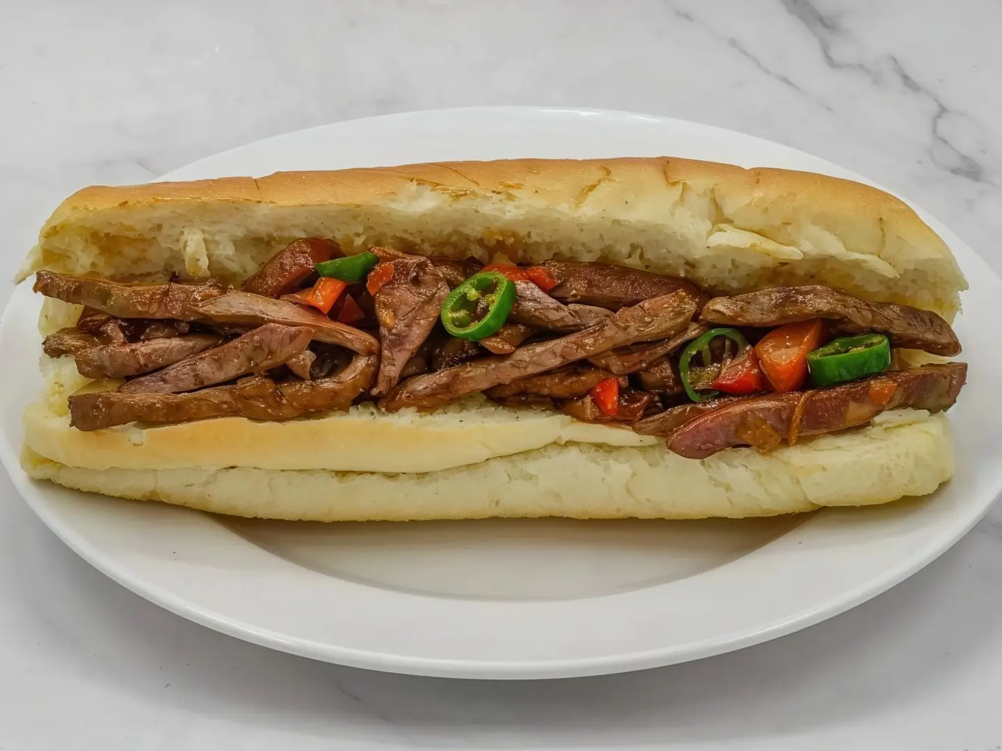 ساندويش كبده ساده