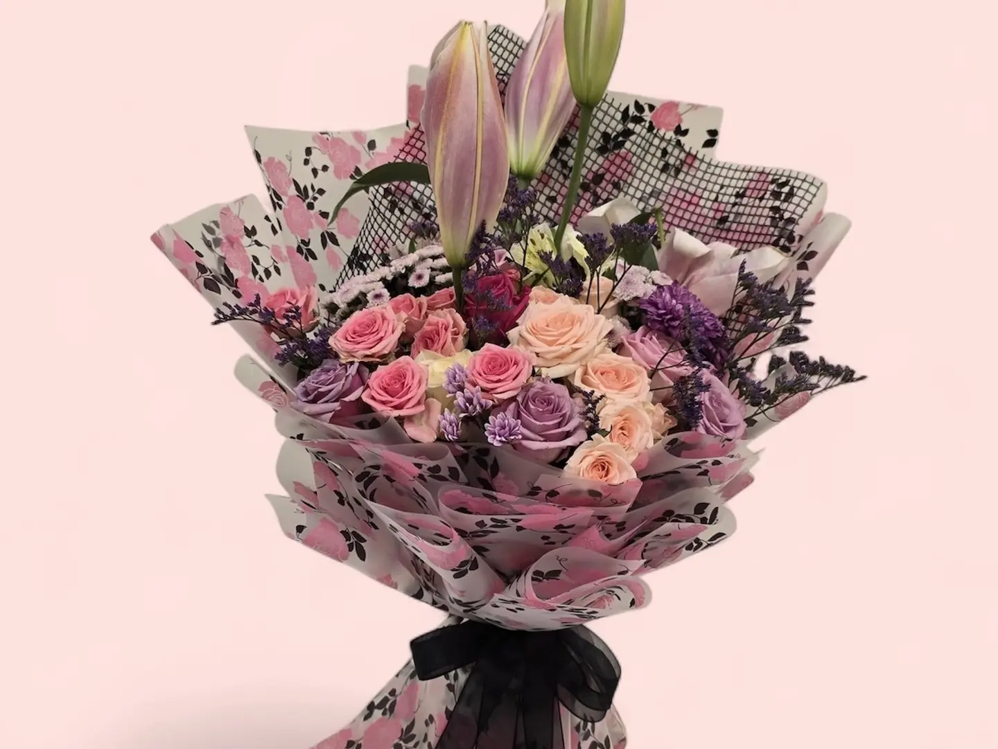 A Pink Bouquet.