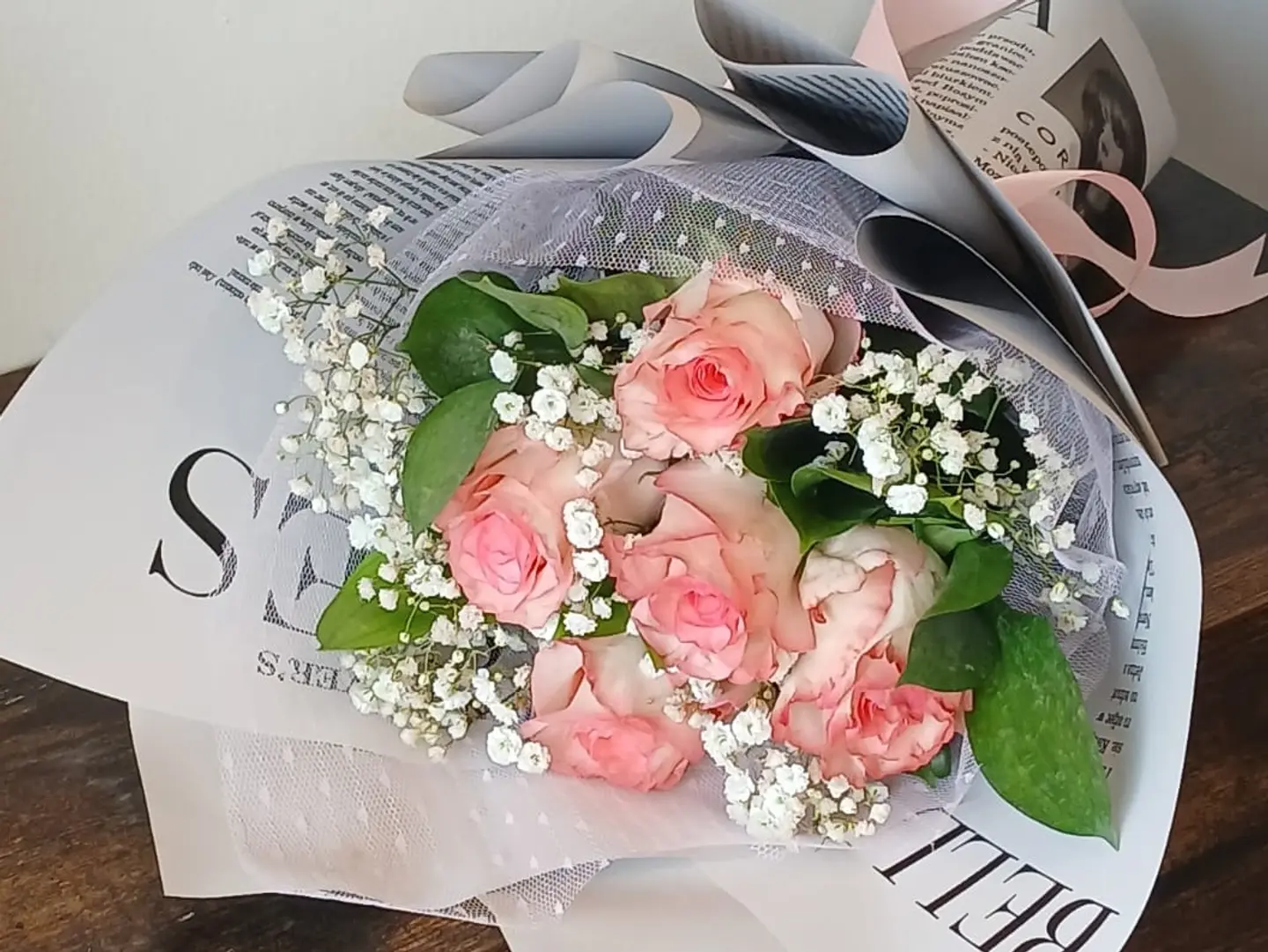 A Bouquet Of Pink Delicacy.