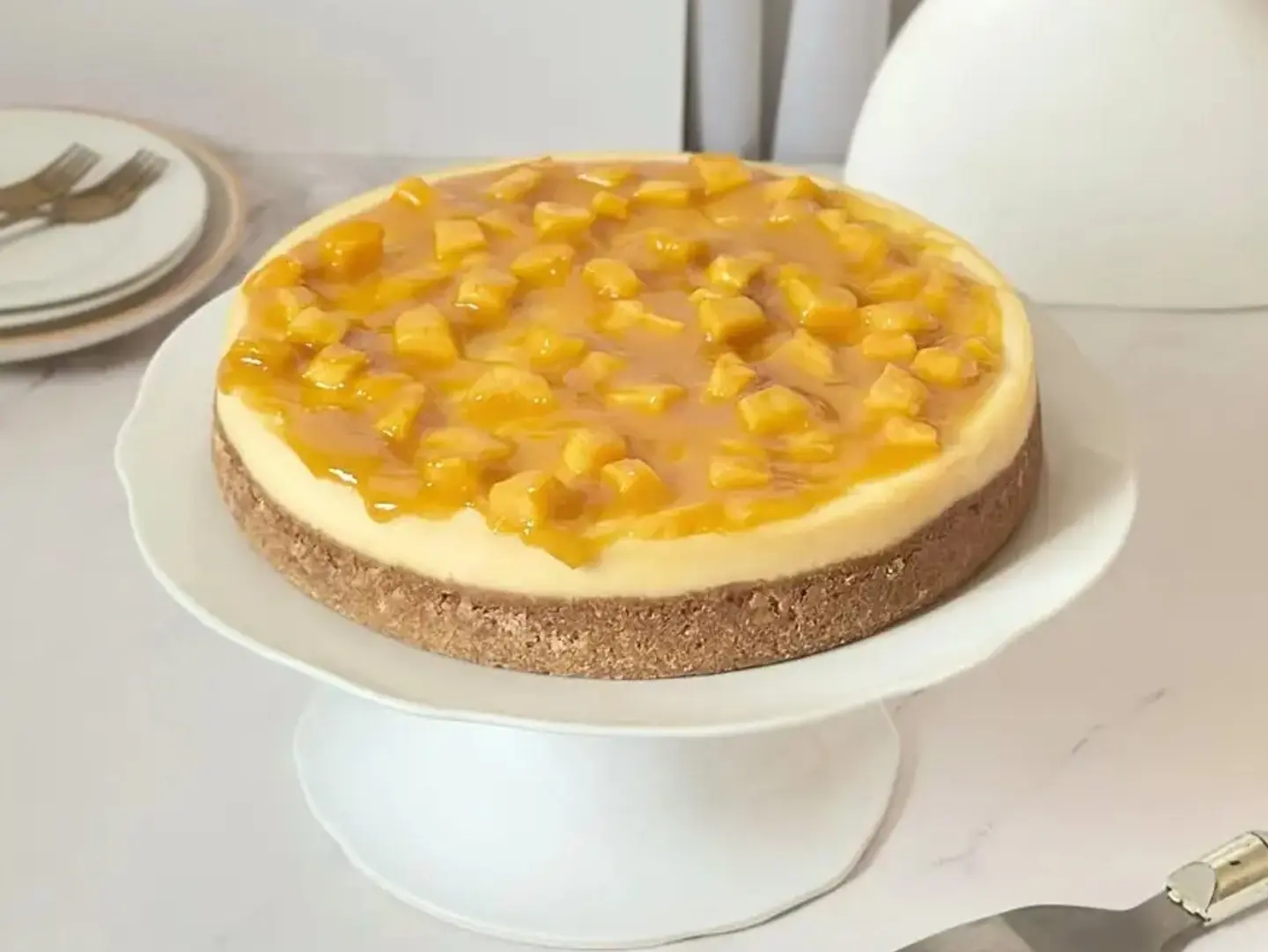 Mango Cheesecake - Mango Cheesecake   Small Size