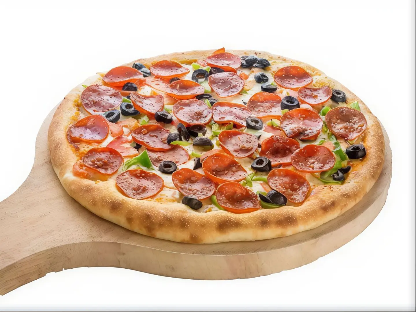 Large Pepperoni And Vegetable Pizza