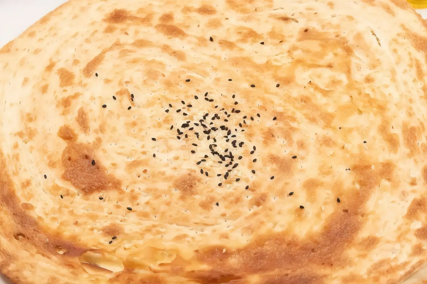 فطيرة السكر بالسمسم