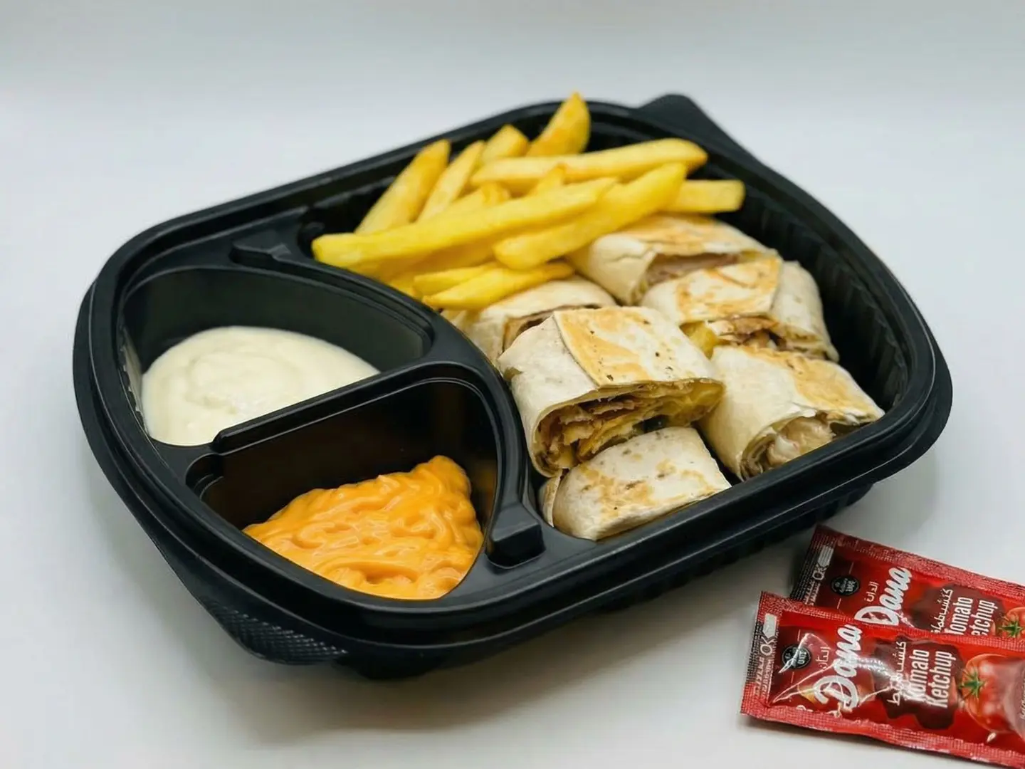 شاورما عربي خبز صاج