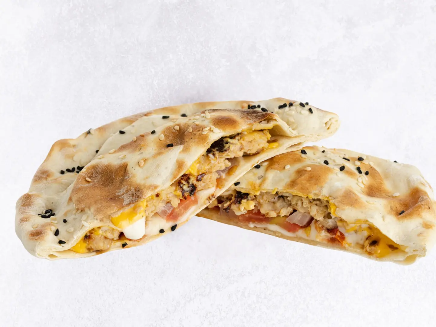 فطيرة برجر دجاج