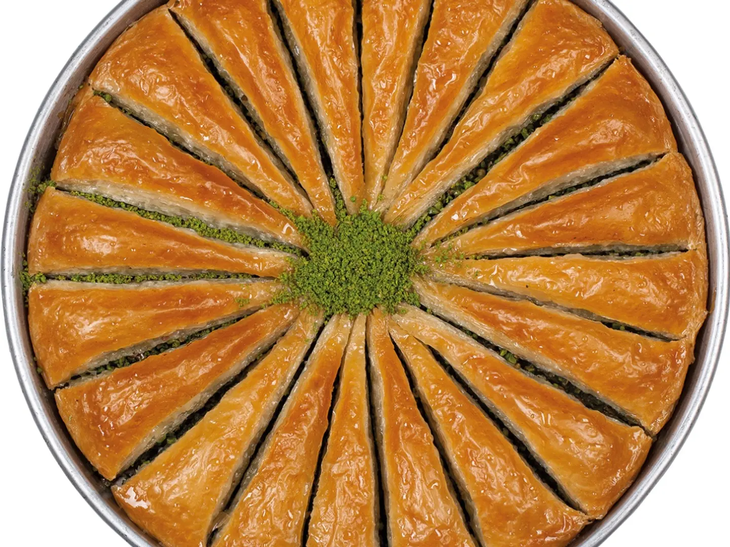 Turkish Baklava With Ice Cream