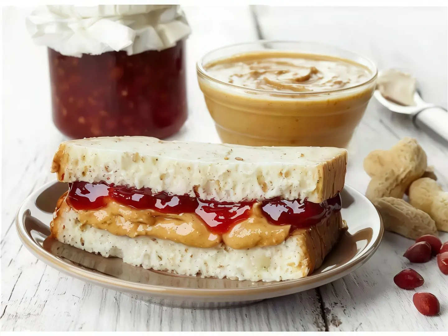 زبدة فول مربى