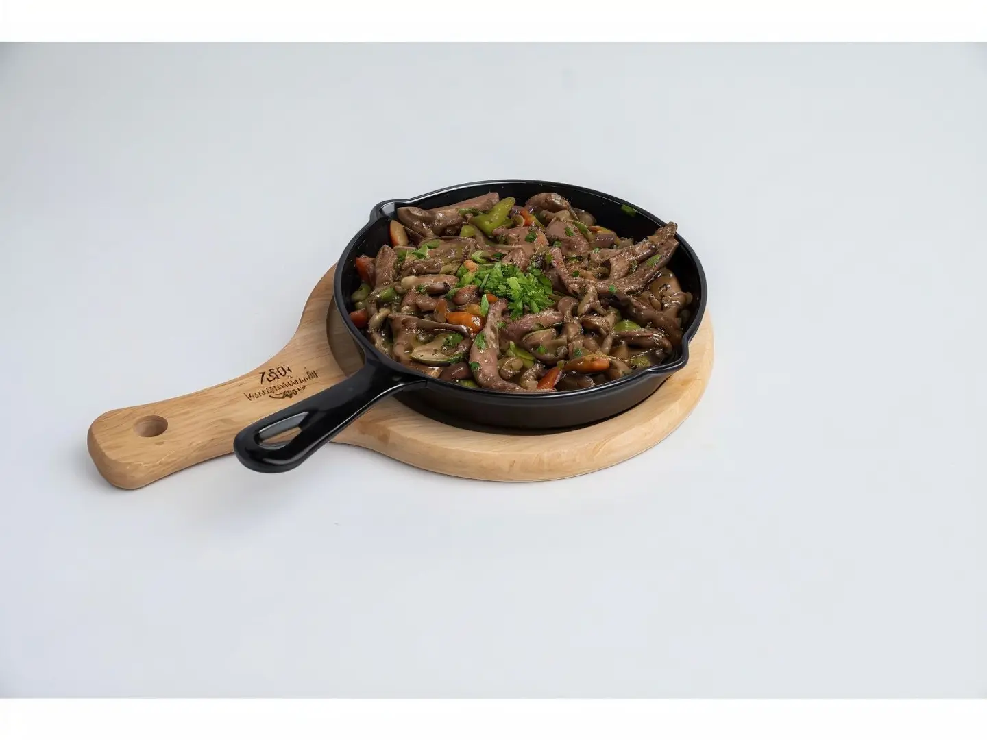 قلاية كبدة بالخضار