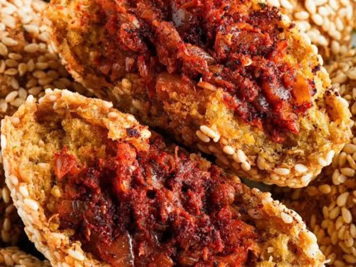 Felafel Stuffed With Shata