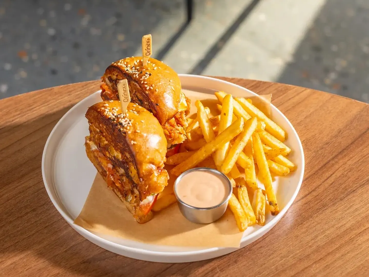 Honey Sriracha Chicken Burger