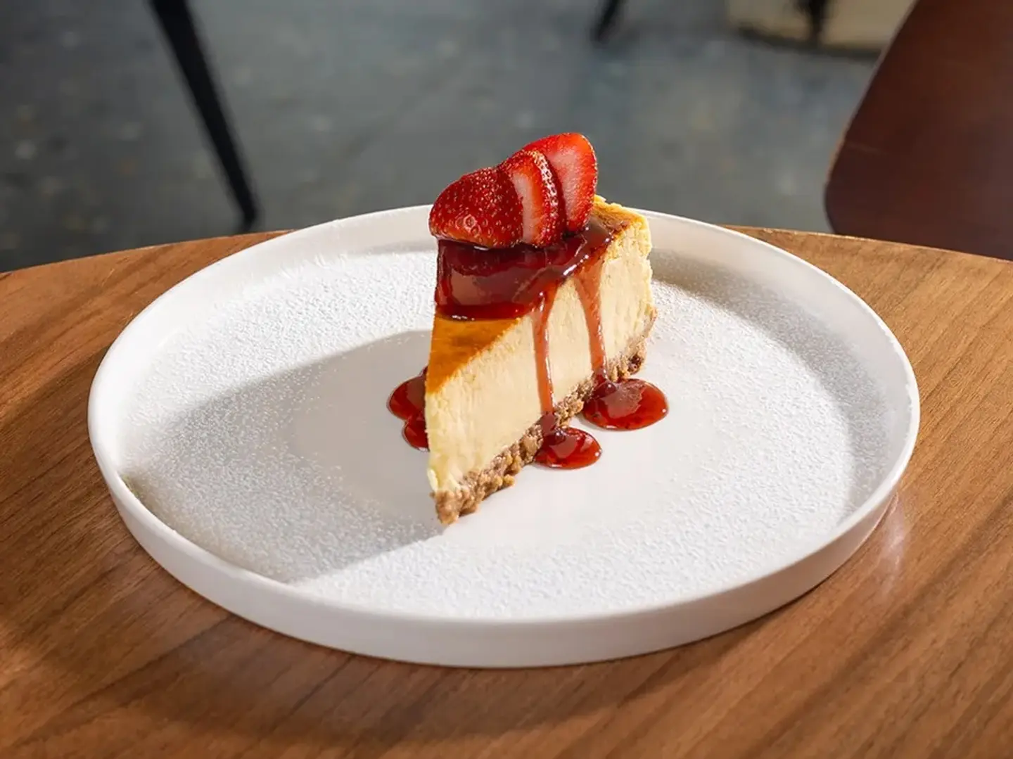 Strawberry Sunset Cheesecake