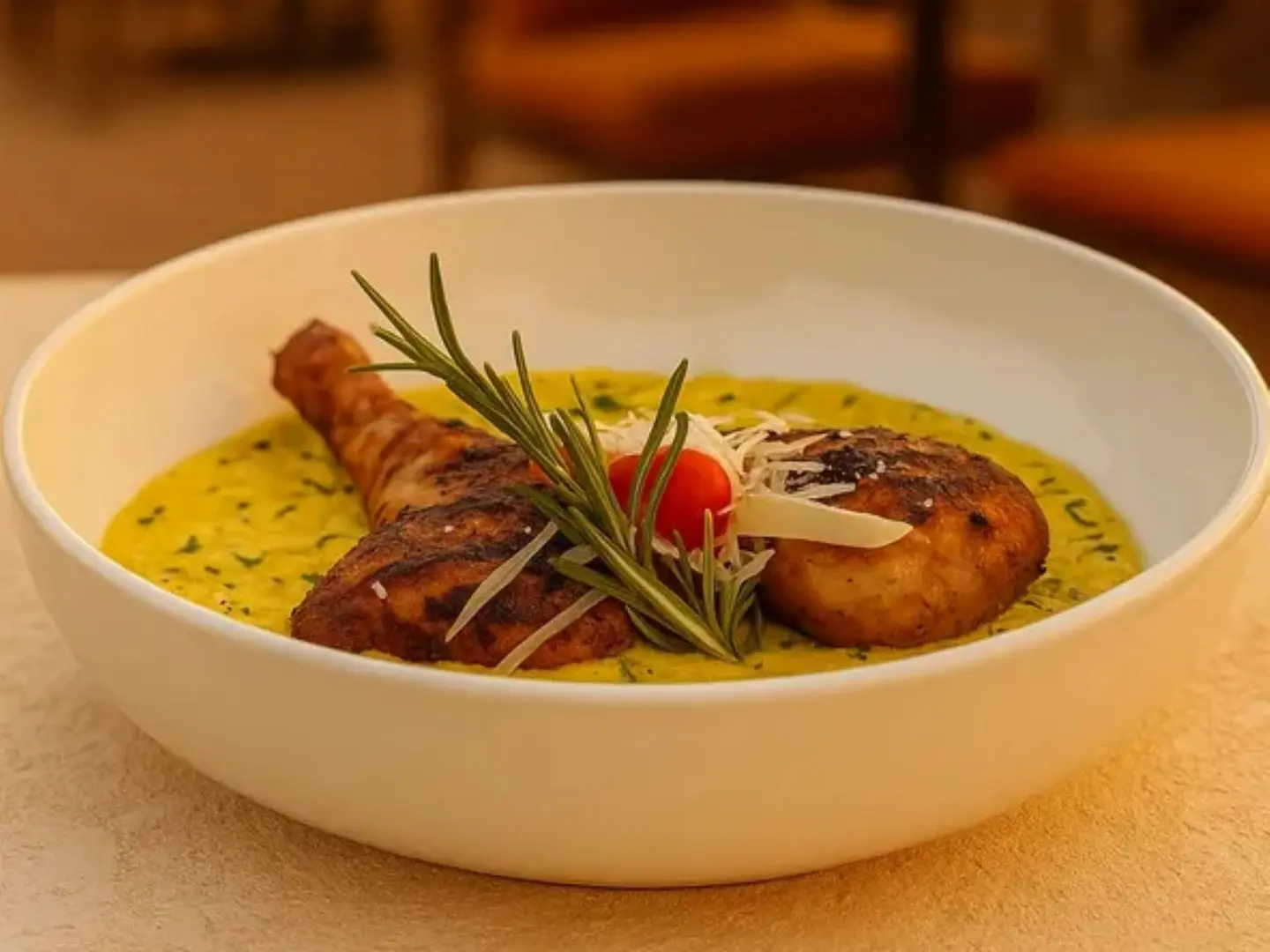 Tuscan Chicken Risotto