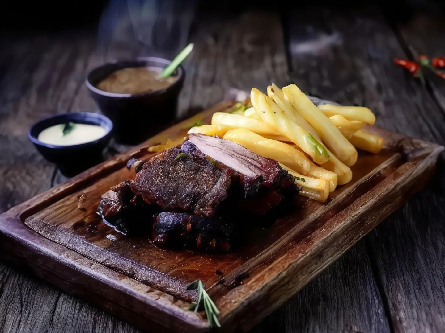 لحم برسكت مدخن