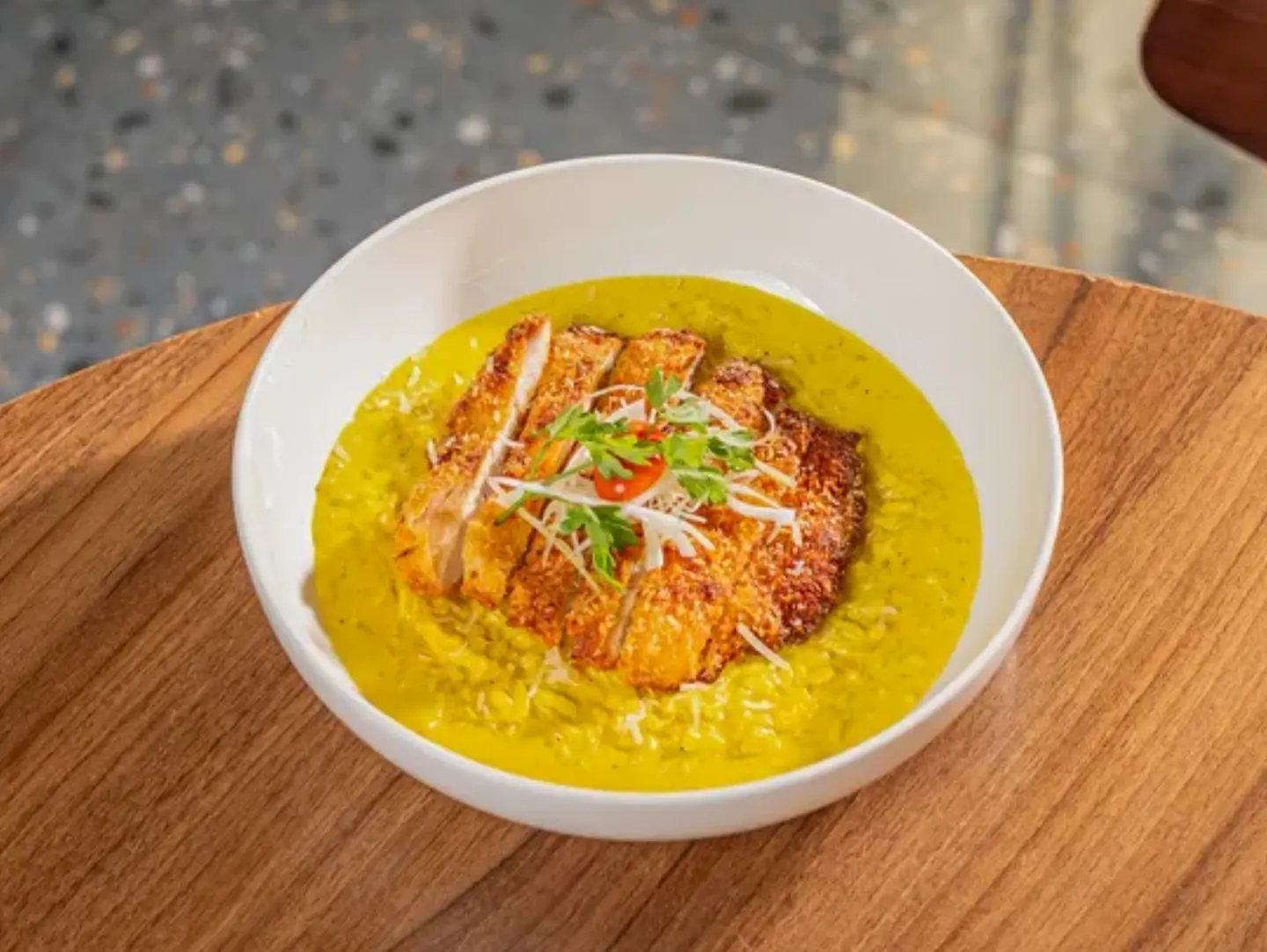 Ranch Fried Chicken Risotto