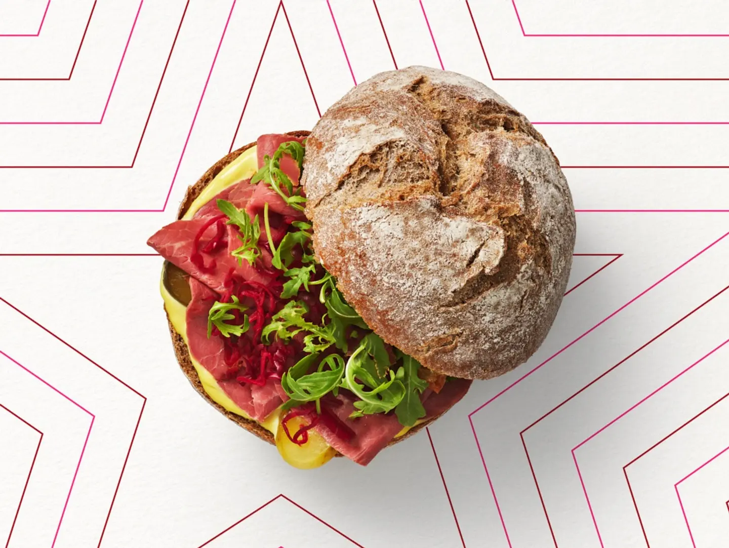 Roast Beef Rye Roll