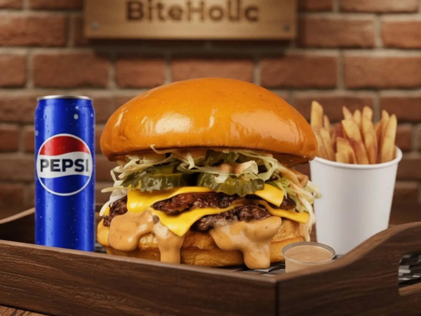 Double Beef Burger Box