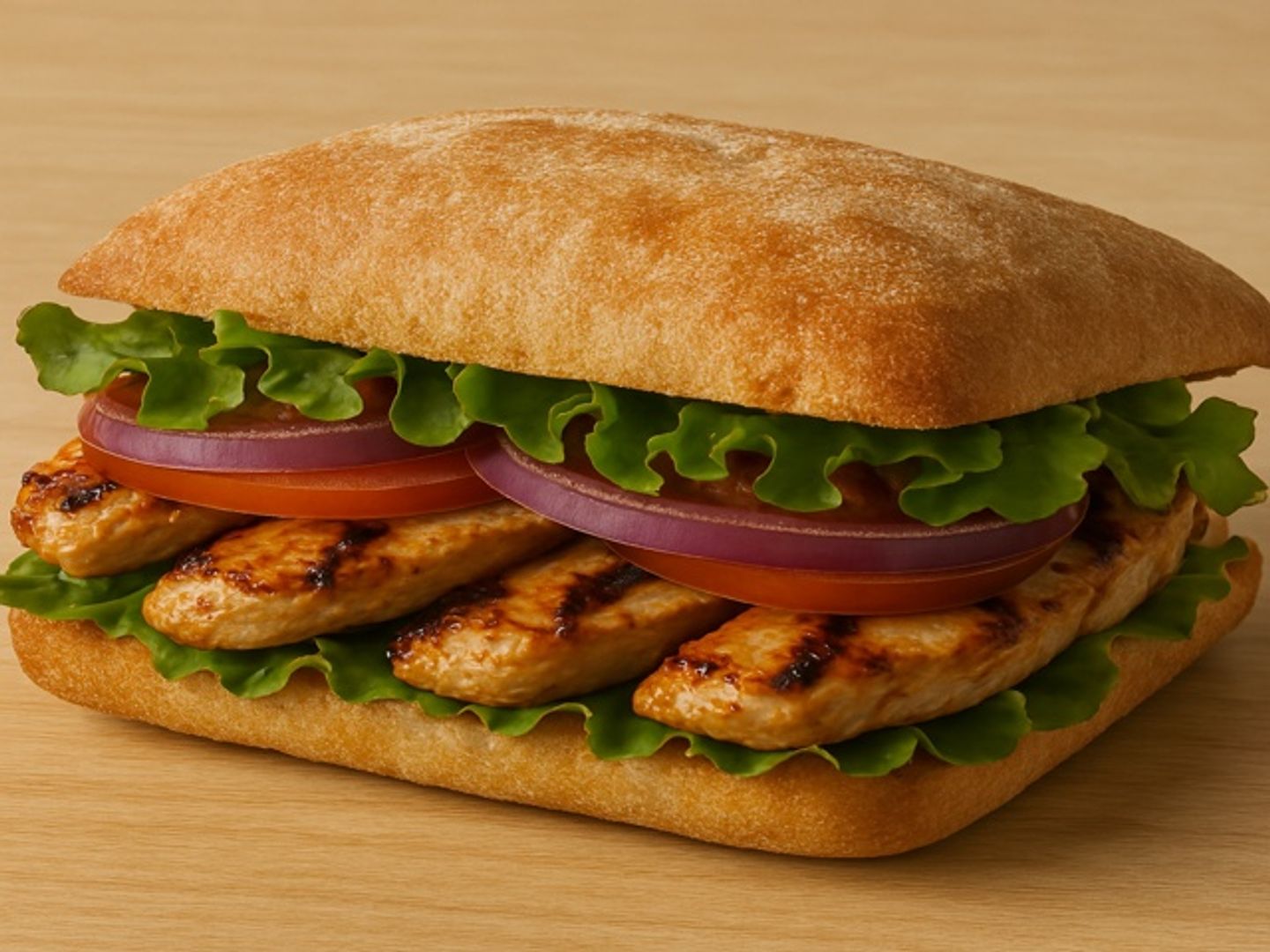 Grilled Chicken Ciabatta Sandwich