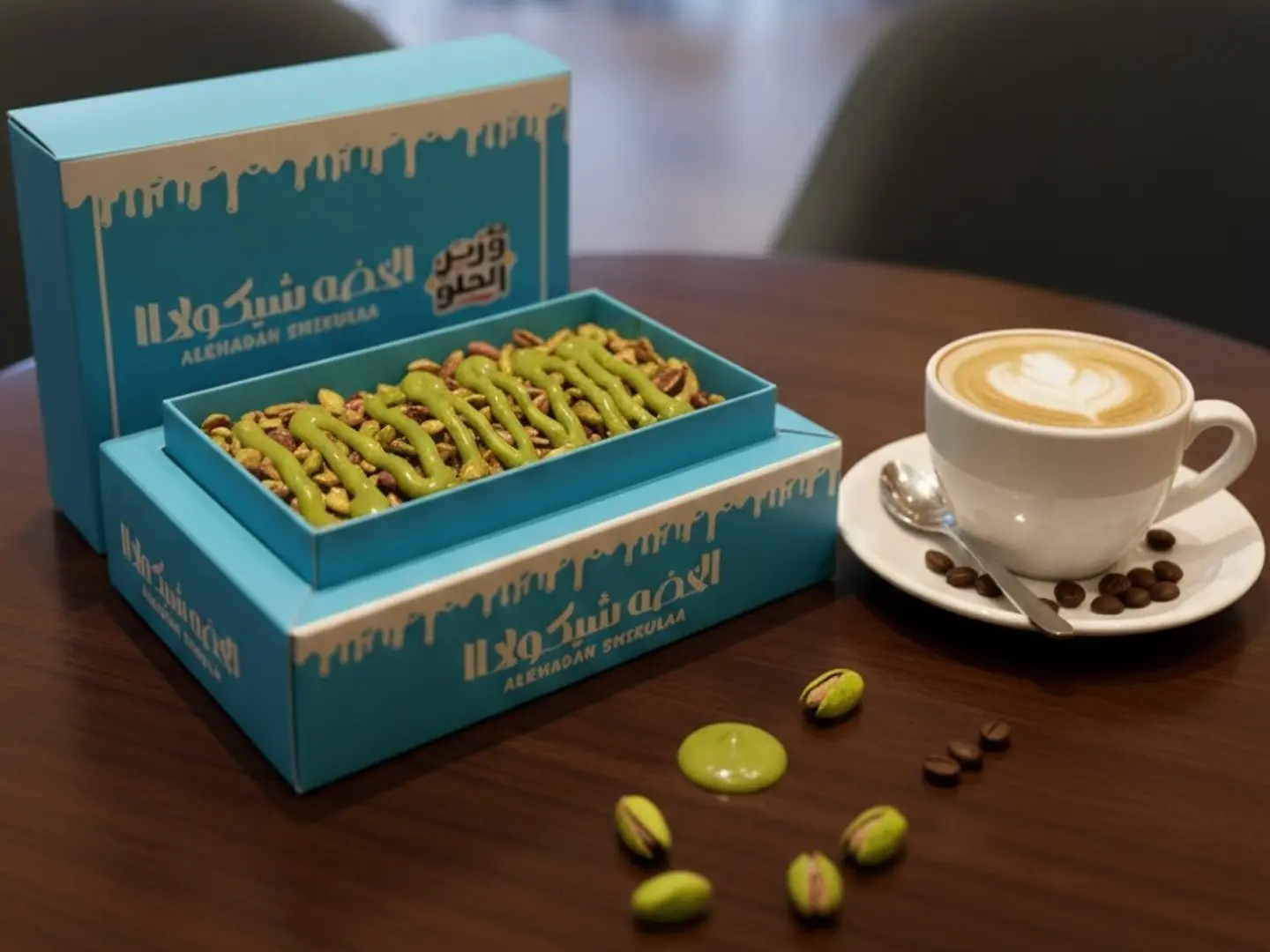 الخضه شوكلاته بستاشيو