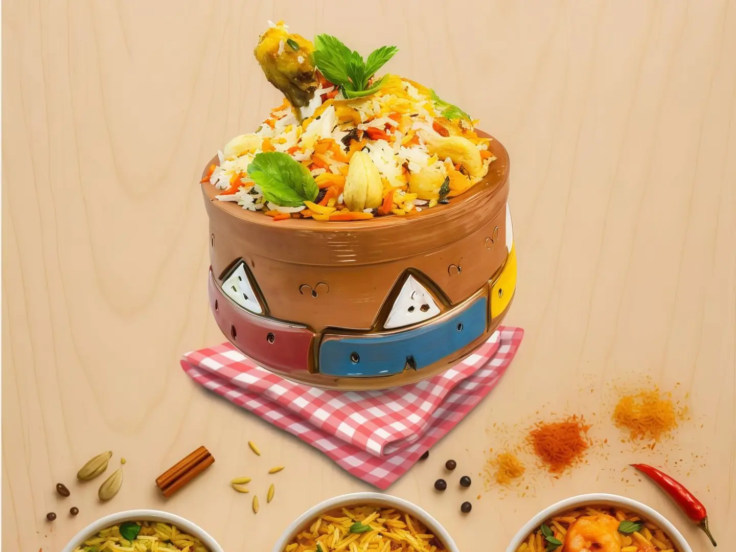 برياني بالدجاج