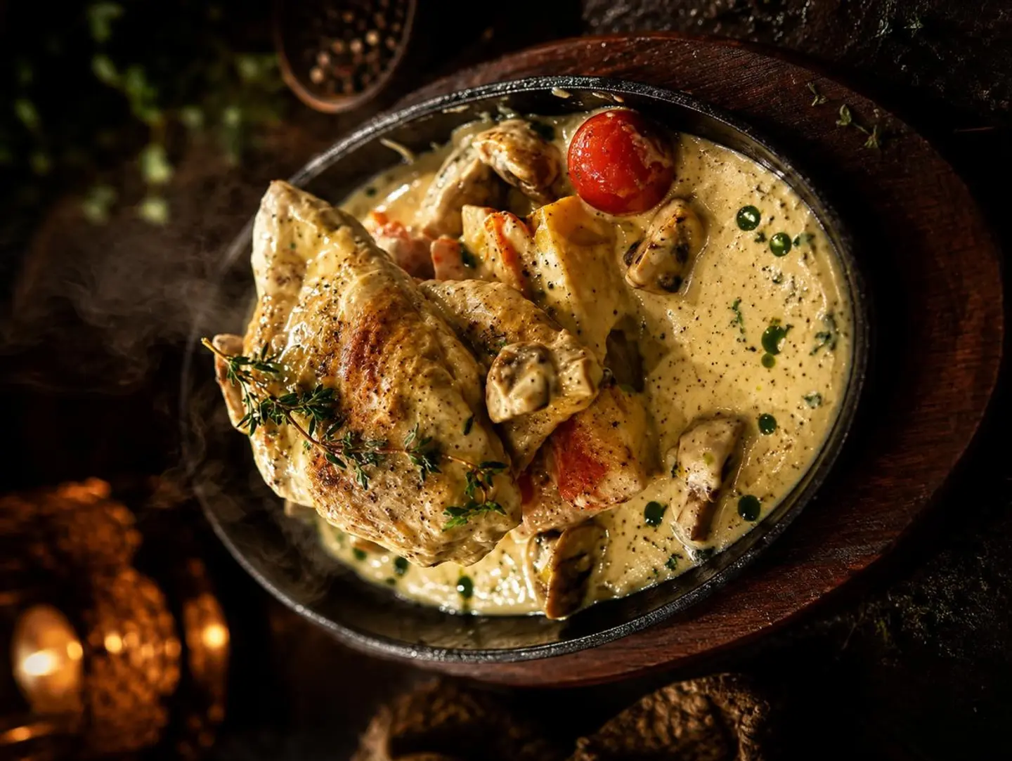 Italian Chicken With Mushrooms