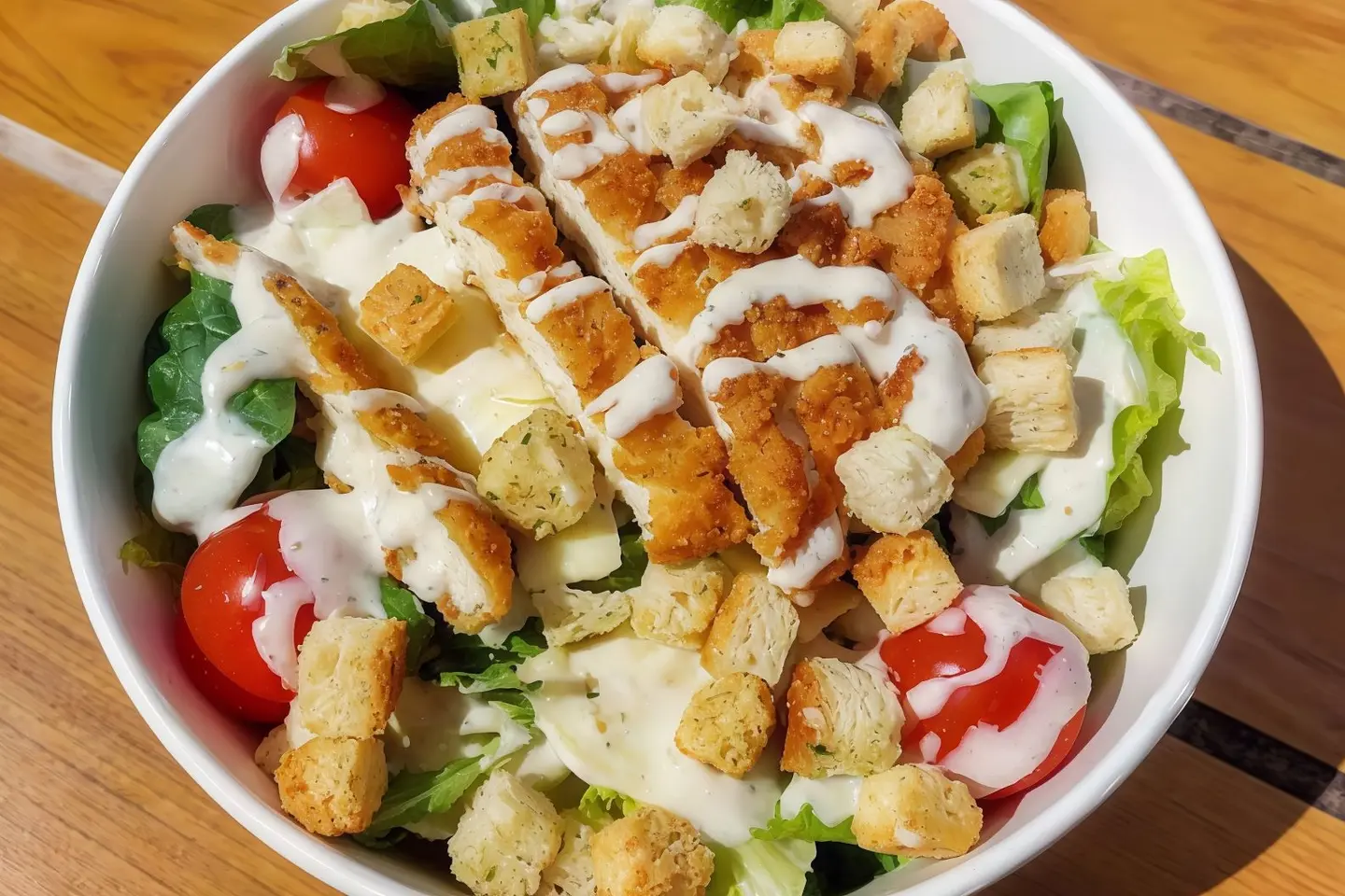 سيزر سلط بالدجاج