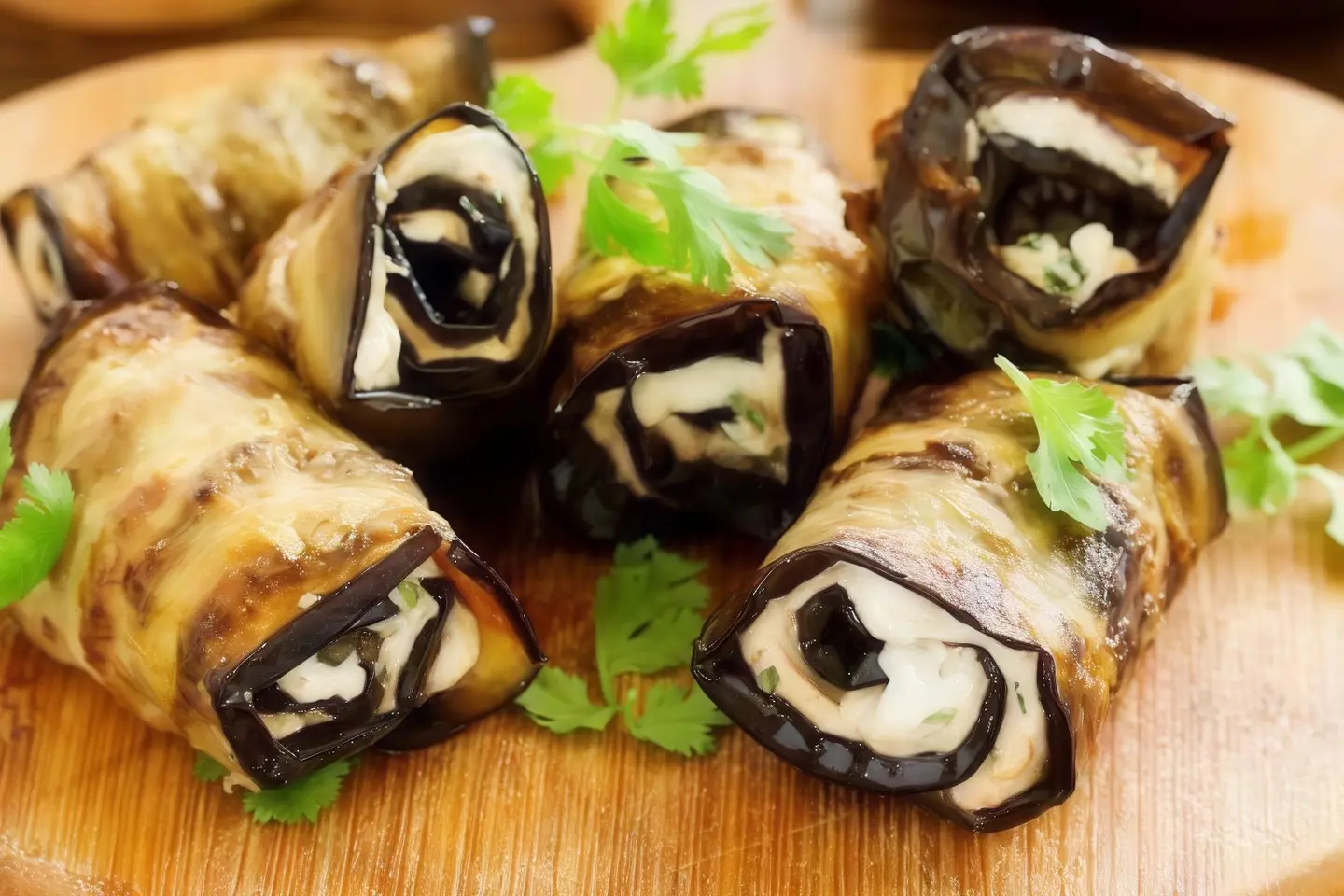 لفائف الباذنجان