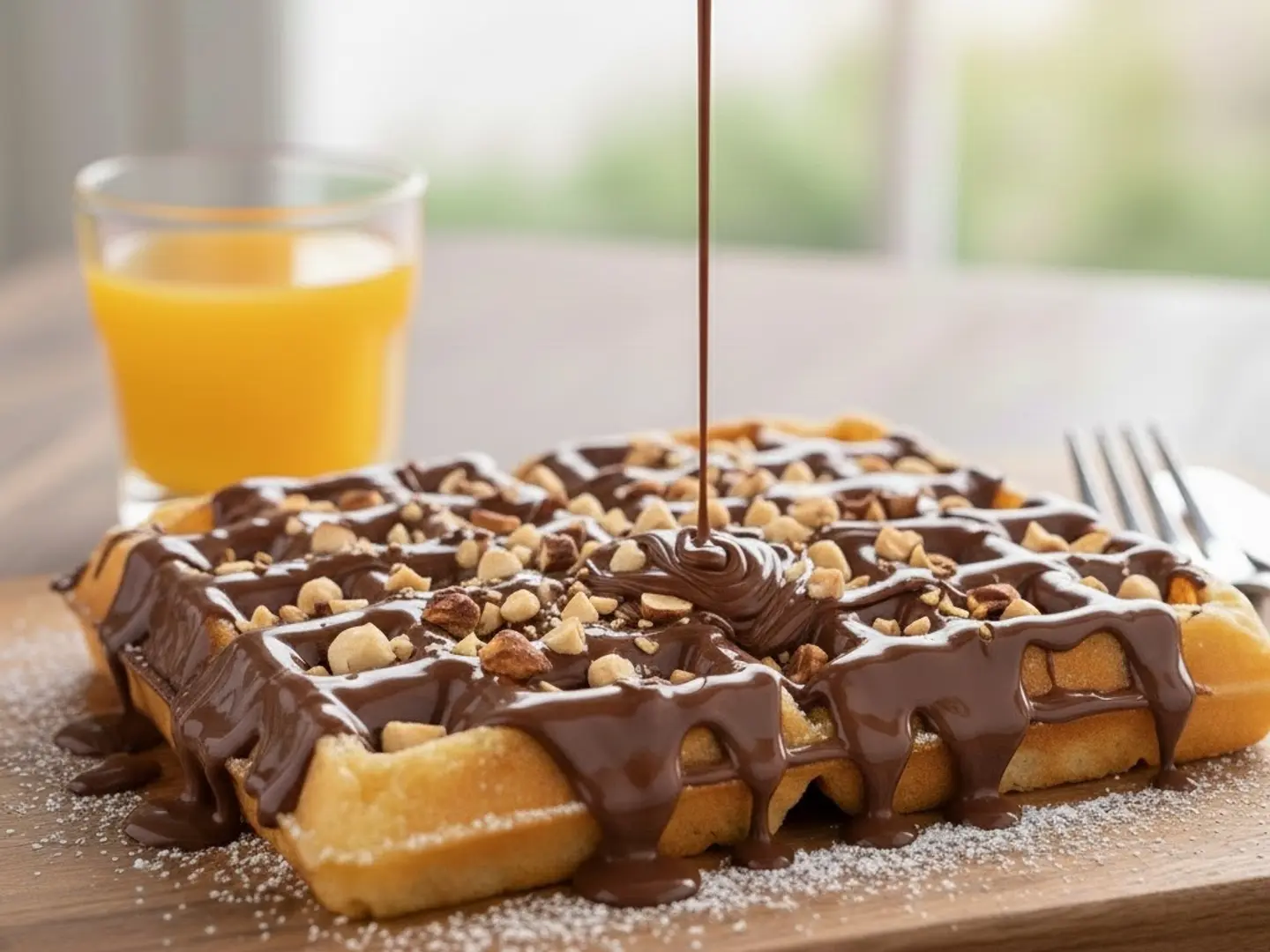 Crazy Nutella Waffle