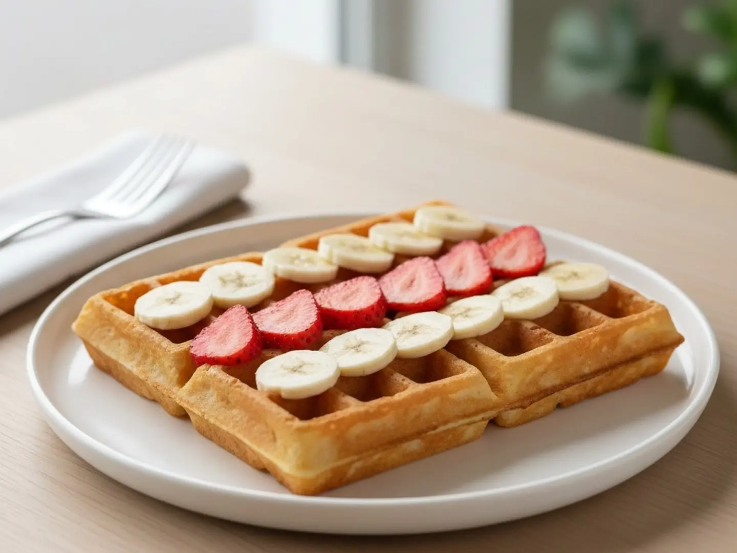 Crazy Waffle Strawberry Banana