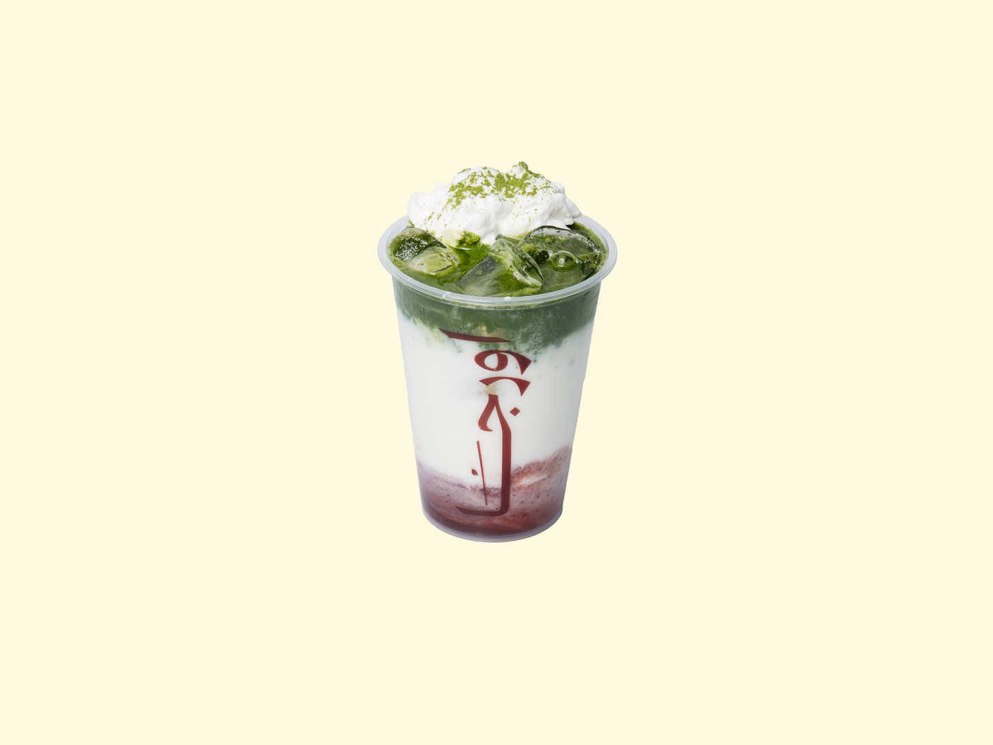 Strawberry Matcha Ice