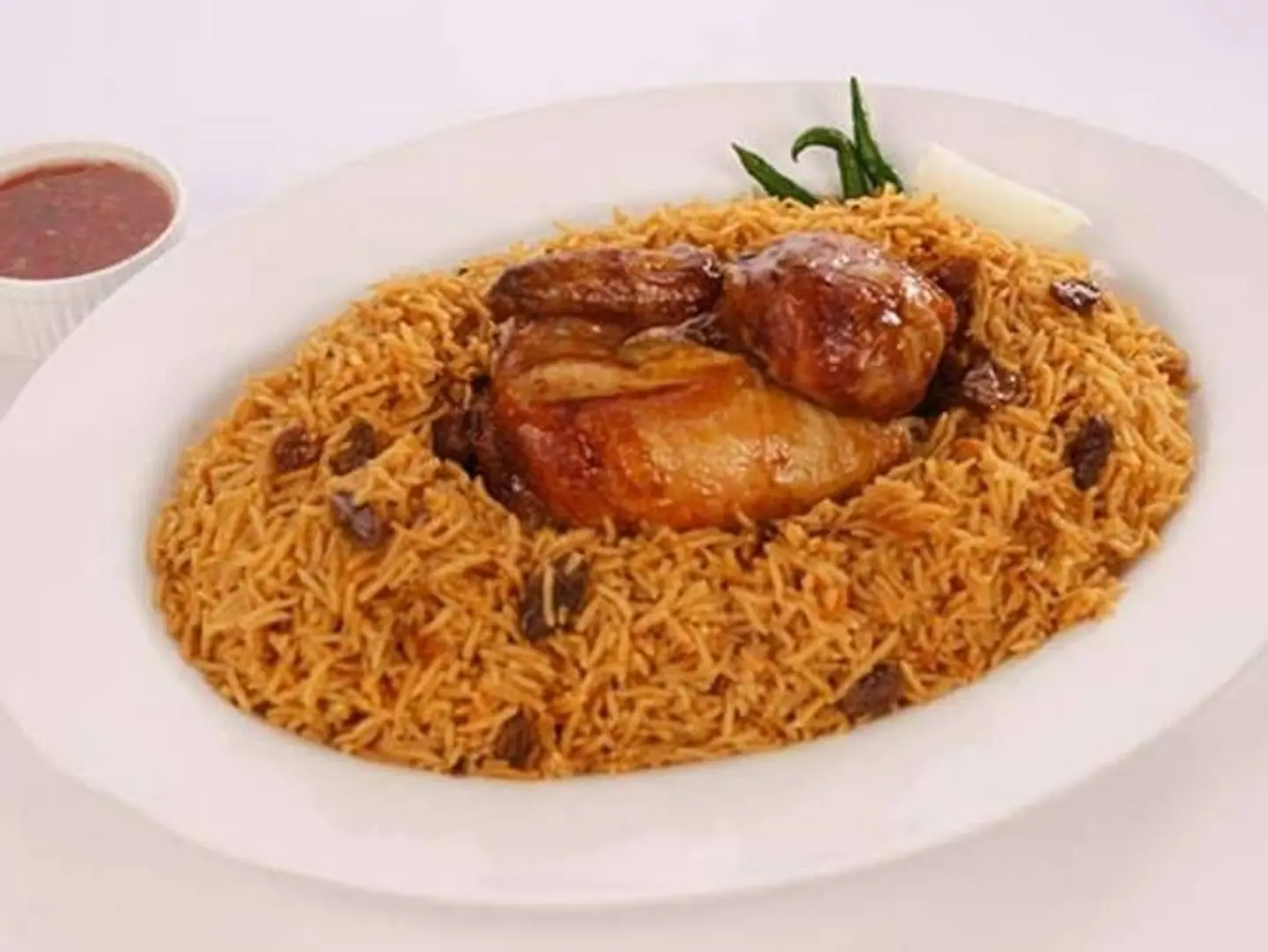 Grilled Chicken Piece   Bukhari Rice