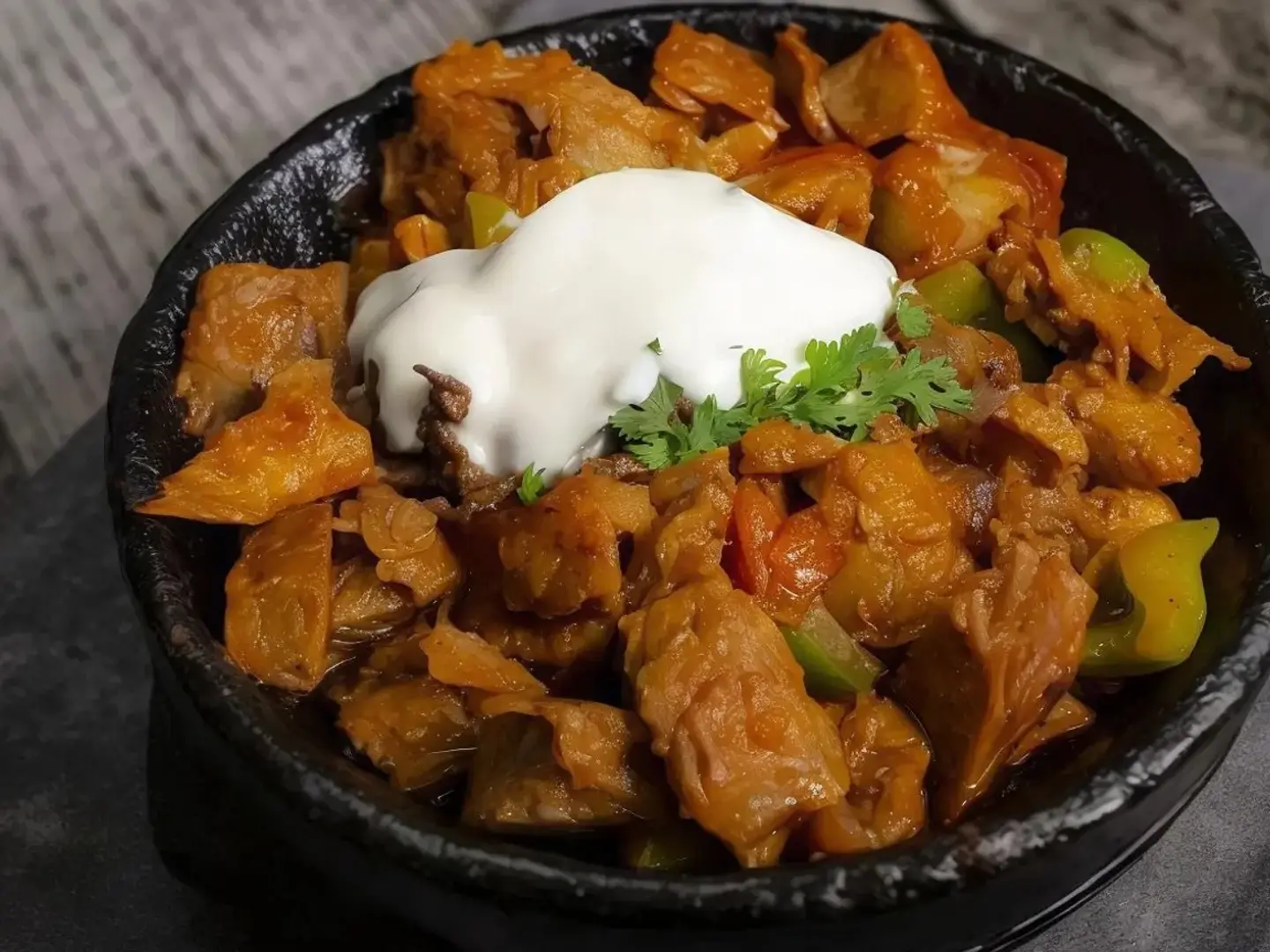 تقاطيع لحم بالجبن