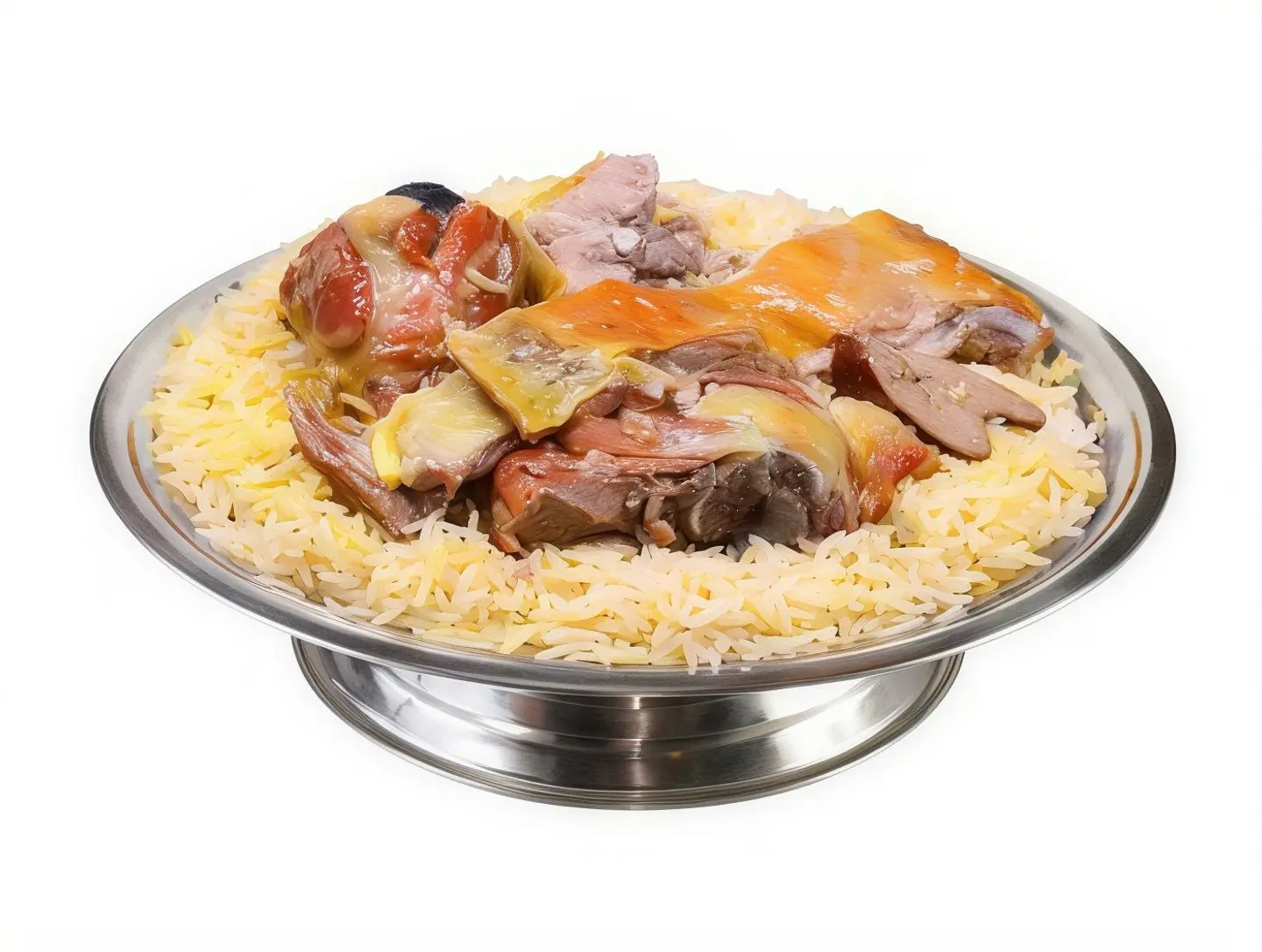 نفر لحم مندي رز شعبي