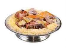 نفر لحم مندي رز شعبي