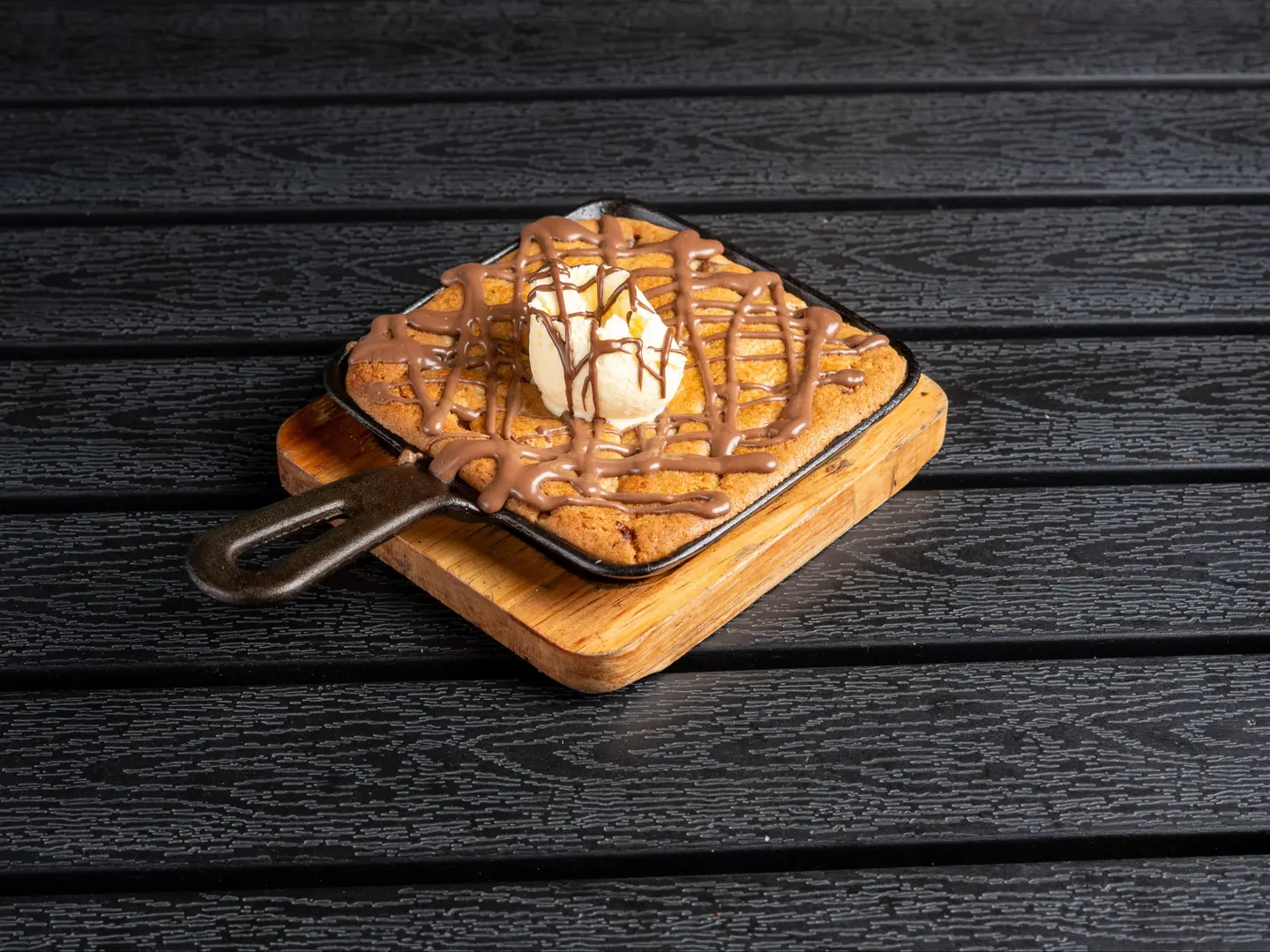 Vanilla Cookies On Griddle