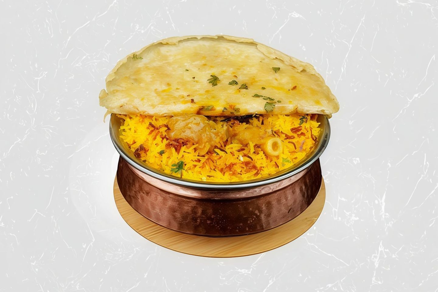 Indian Hut Spl Mutton Dum Biryani